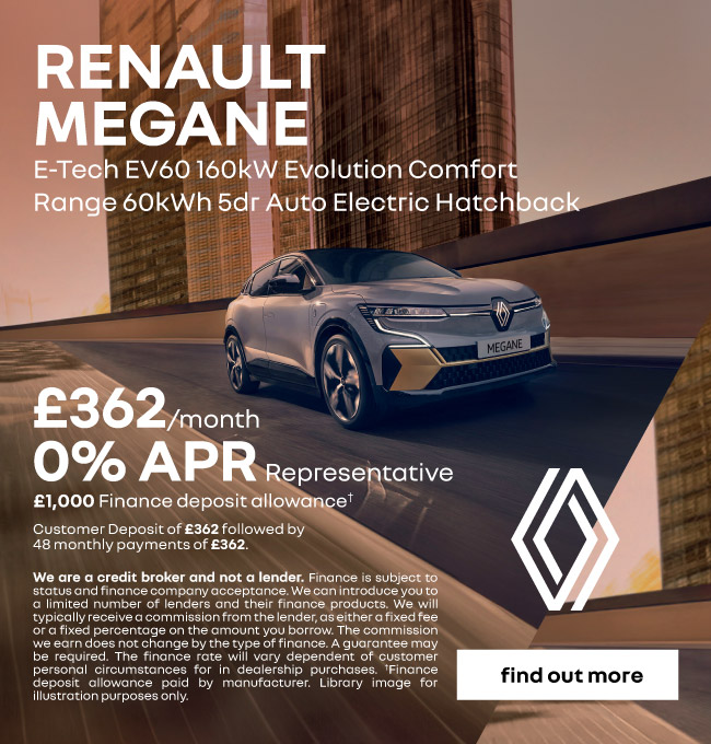 Renault Megane Comfort Range Q3 190724