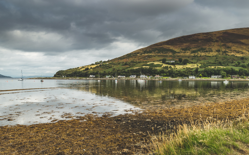 A view of the bay at Arran, Scotland