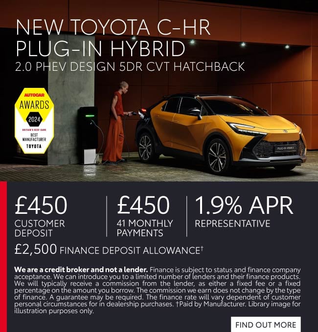 Toyota CHR Plug in offer Q4 111024