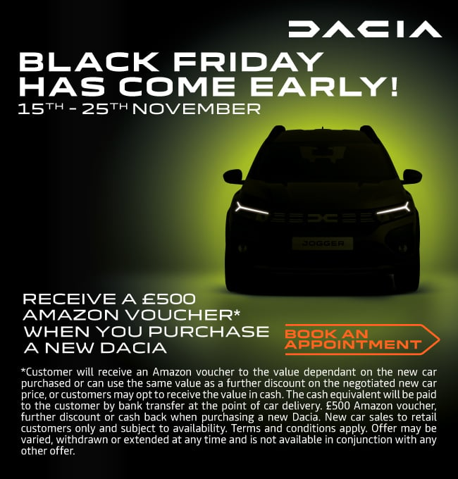 Dacia Black Friday Event Q4 121124