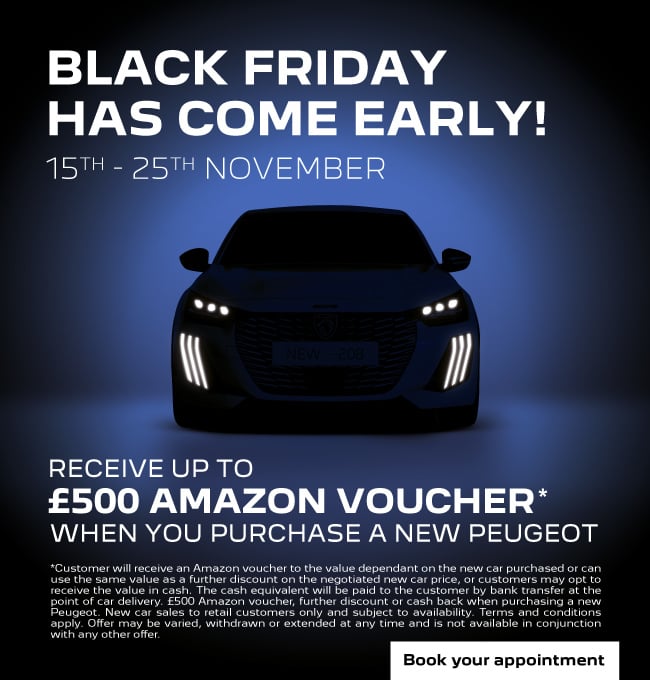 Peugeot Black Friday Event Q4 121124