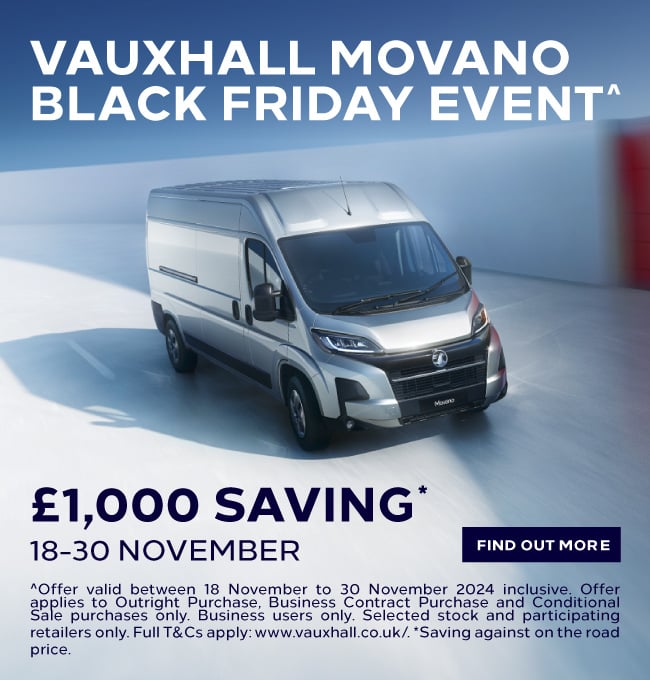 Vauxhall Black Friday Van 181124