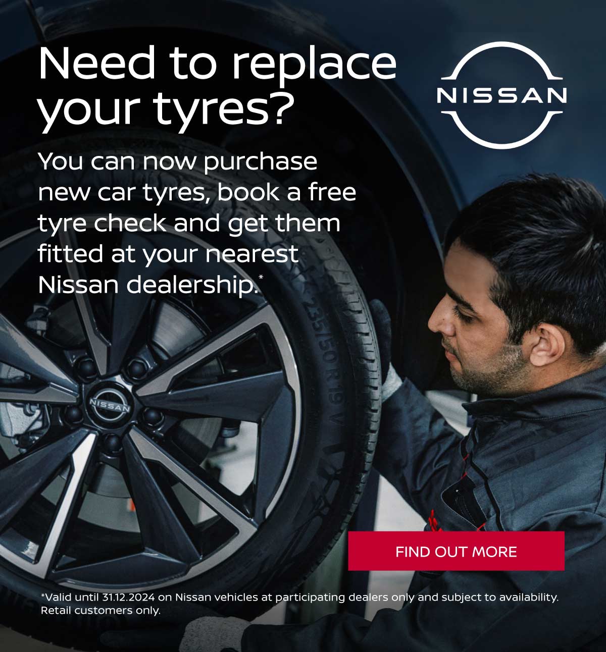 Nissan Buy New Tyre Online